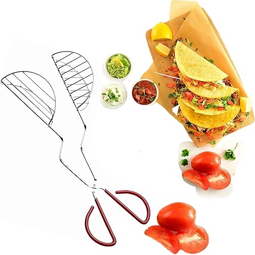 Miniatura 7 de Taco Maker Press Frito Taco Shells Molde Crisp Freidora Herramientas de Cocina Gadgets