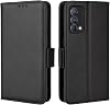 Topme Leather Case for Realme GT Master Edition [Simple Litchi Pattern Phone Case] - Black