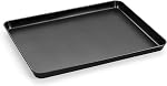 E-far 16x12 Feuille de cuisson de pouce, plaque de cuisson pour fours de cuisson torréfiés, bakeware en métal en acier au carbone pour steak à rouleaux de gelée, non toxique & Résistant à la distorsion, facile à nettoyer