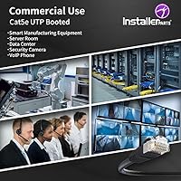 Vista 4 de InstallerParts - Cable Ethernet Cat. 6, UTP, con protector, Negro