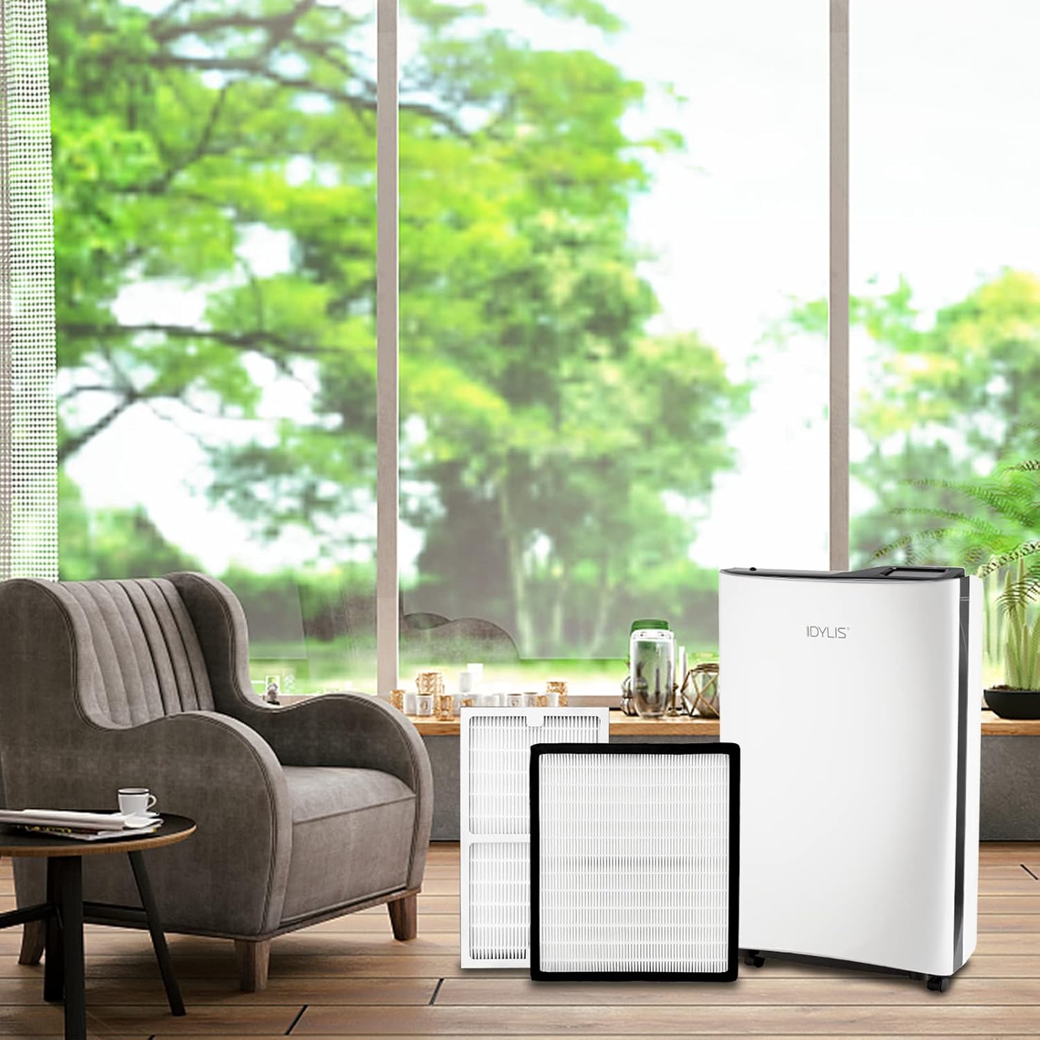 Gekufa Replacement Filter C + D Compatible with Idylis IAP-10-280, for Idylis Air Purifiers Include 1C+1D Filter each & 2 Carbon Filters - Image 8