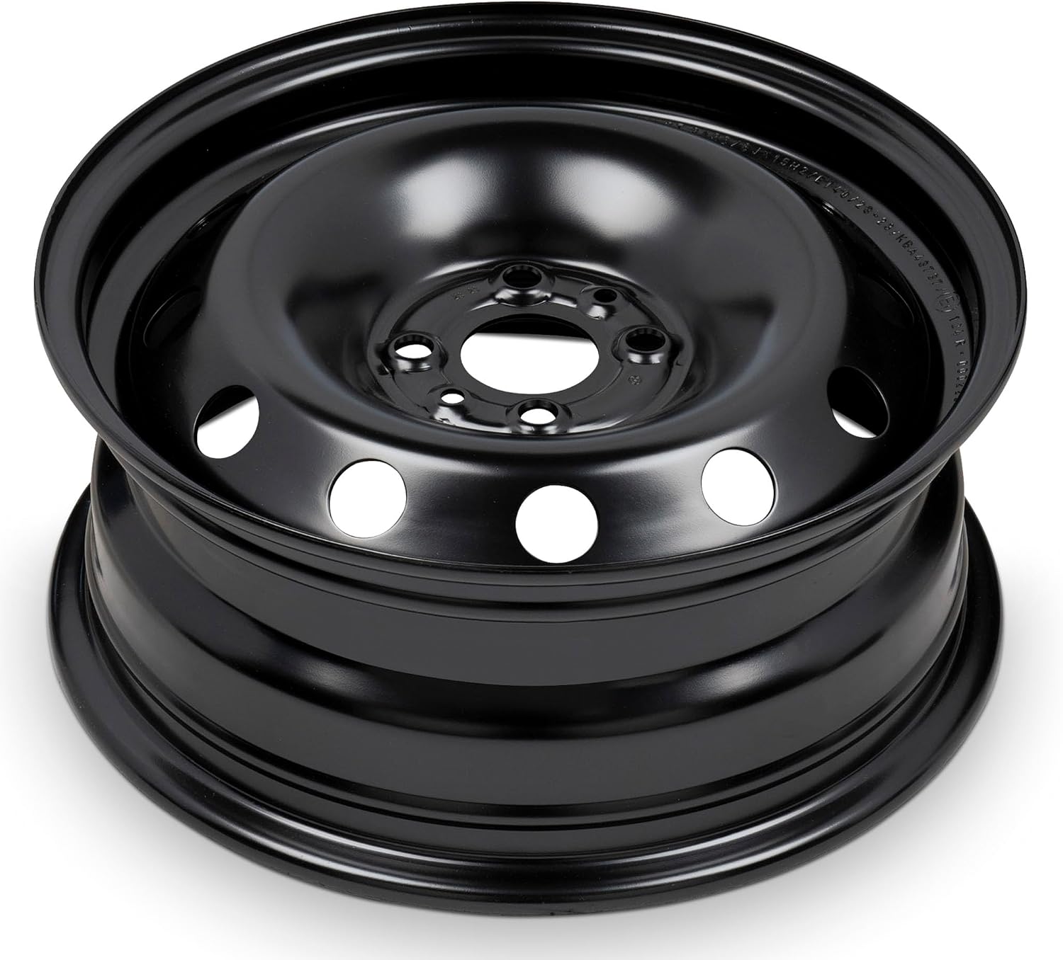 For 2012-2019 Fiat 500 15 Inch Painted Black Rim - OE Direct Replacement - Road Ready Car Wheel