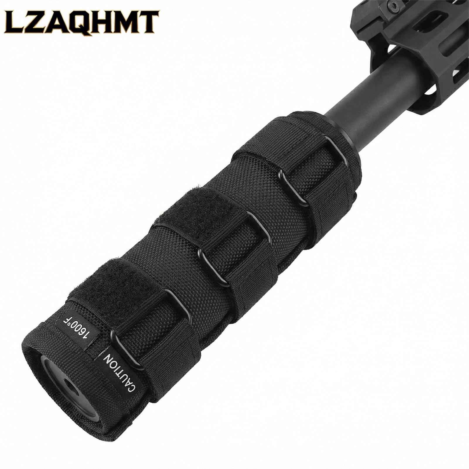 Resistente al Calore Copertura per Silenziatore Tattico - Manicotto Microfibra Antiscottatura Rivestimento Silicone per Silenziatore Protezione (5/6/7/9 Pollici)