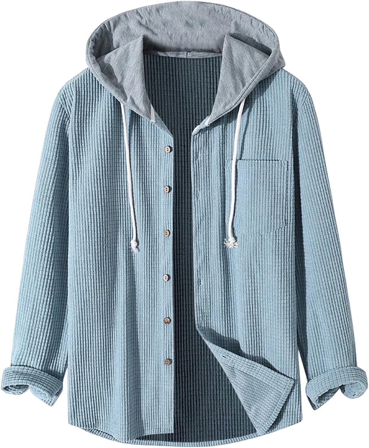 Chaqueta De Pana Hombre Sudadera Con Capucha Para Hombre Forro