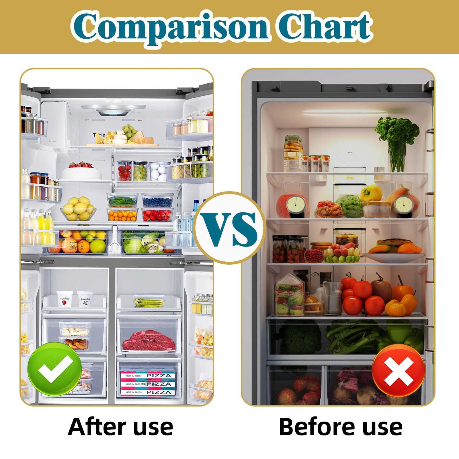 2 PCS Bande LED pour réfrigérateur 0064001827 Pièce de rechange Bande lumineuse LED pour Haier Barre lumineuse BCD-575WDBI Pièces de réfrigérateur de porte avant - 4