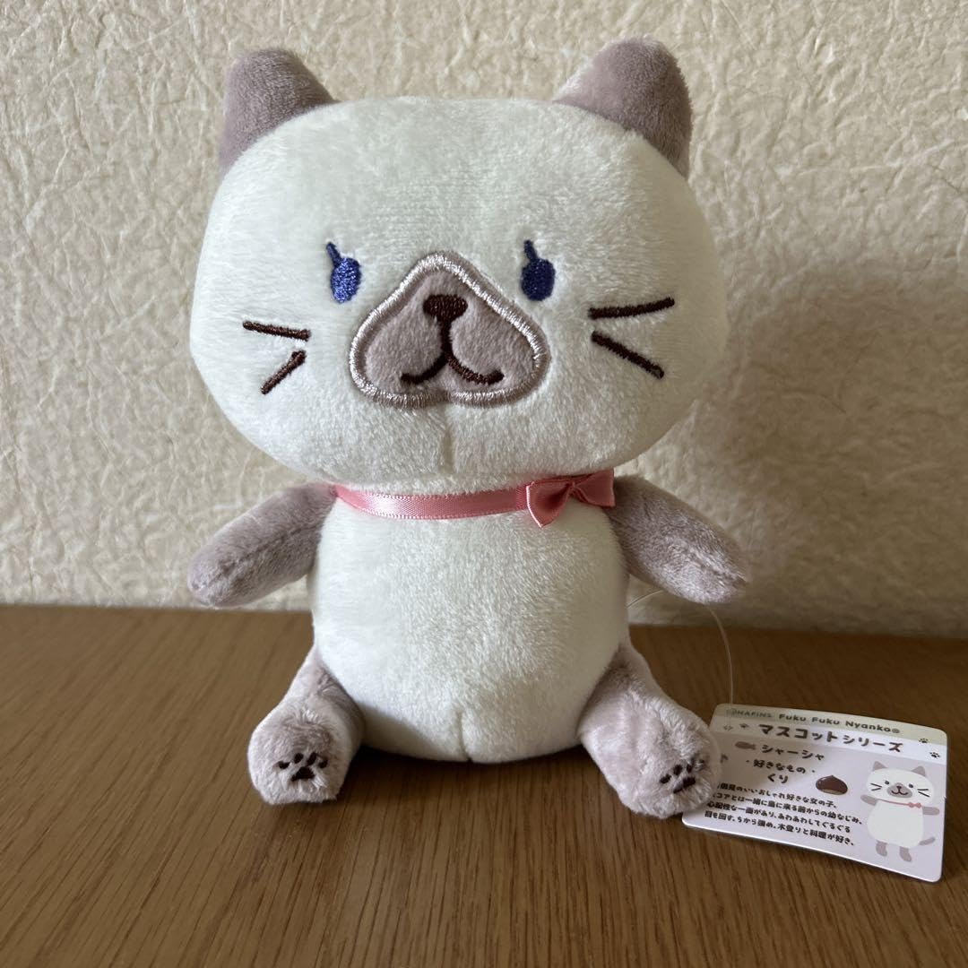Amazon.co.jp: ふくふくにゃんこ おすわりマスコット シャーシャ