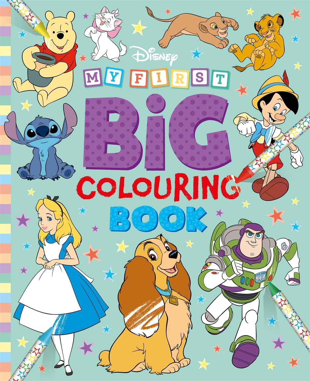 Disney: My First Big Colouring Book by  Walt Disney - 9781837714131