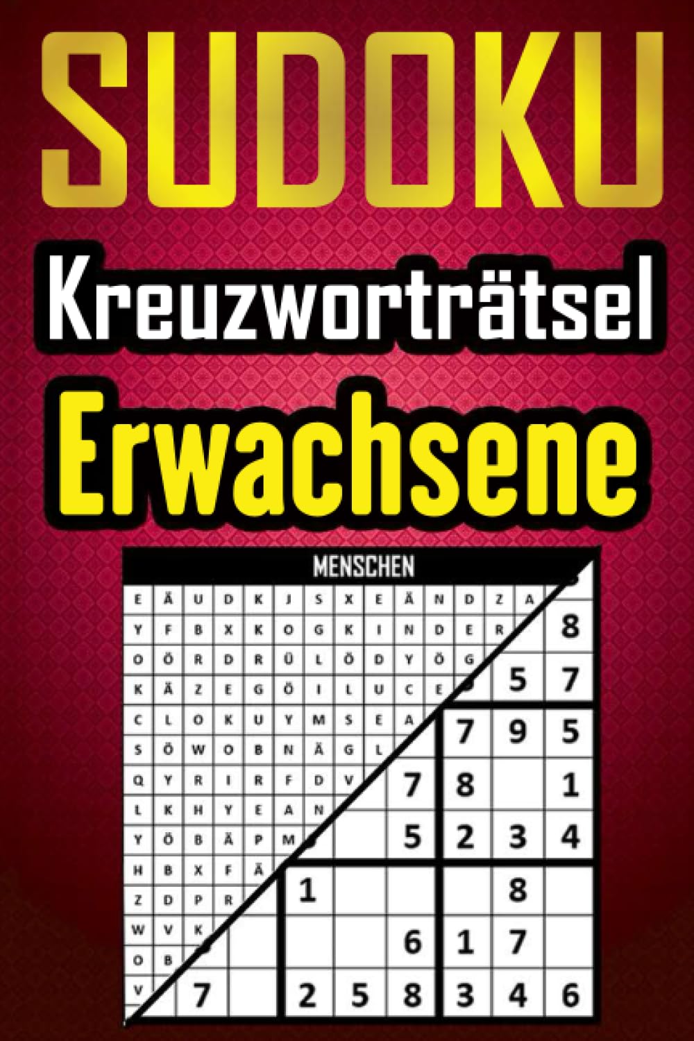 Buchcover von Sudoku & Kreuzworträtsel für Erwachsene von Maximilian Moench
