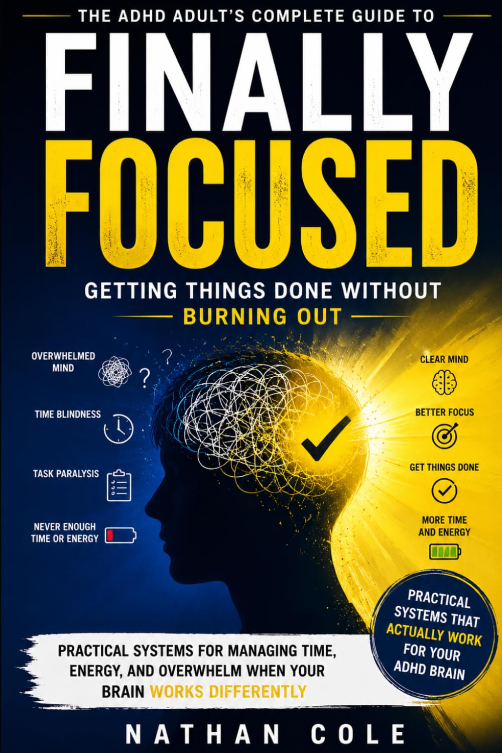 Finally Focused, subtitle: The ADHD Adult's Complete Guide to Getting Things Done Without Burning Out