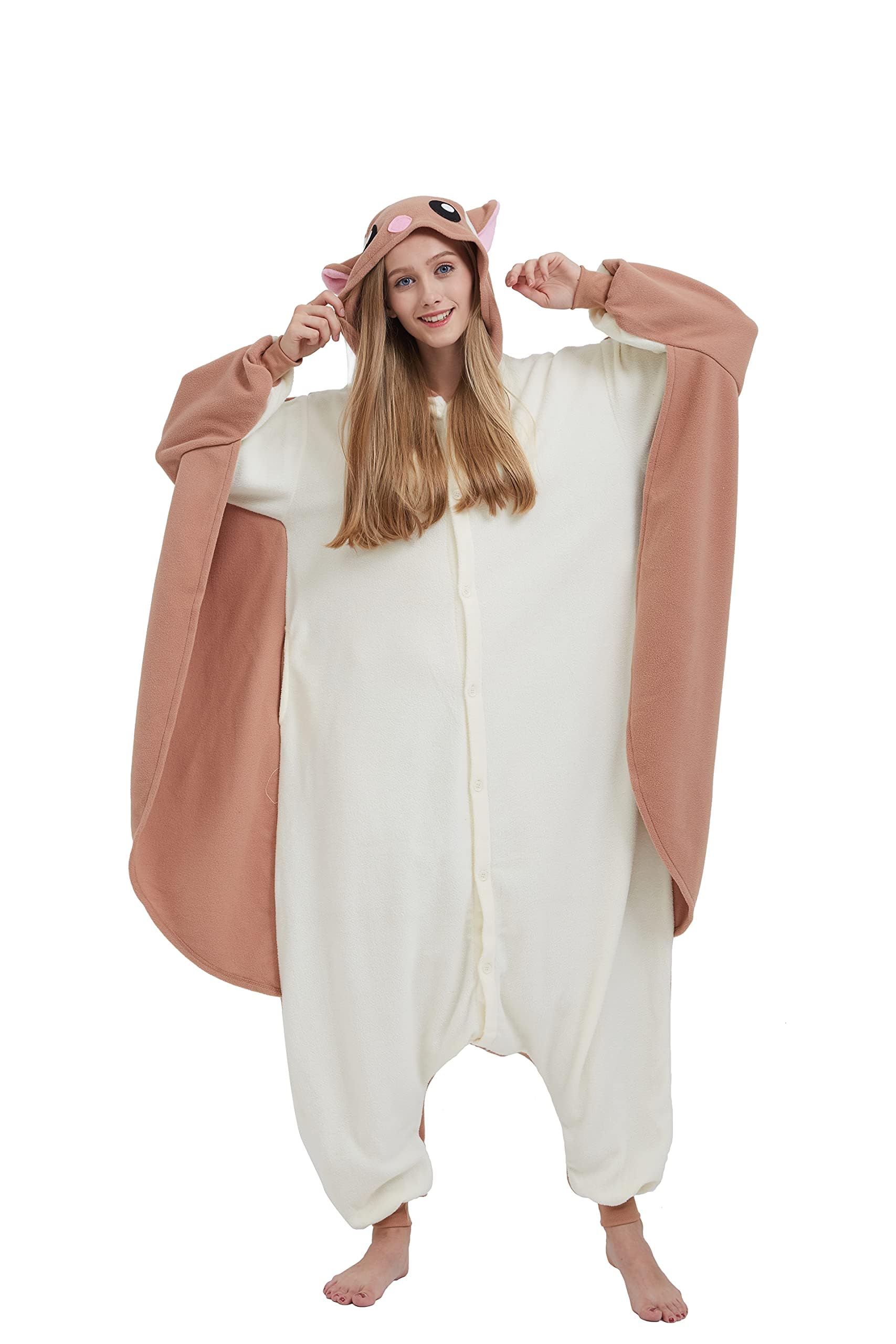 SimZoo Pijamas de Animales para Adultos, Ropa de Dormir para Disfraz de Cosplay de Animales para Hombres y Mujeres, Ropa de hogar Unisex de una Pieza