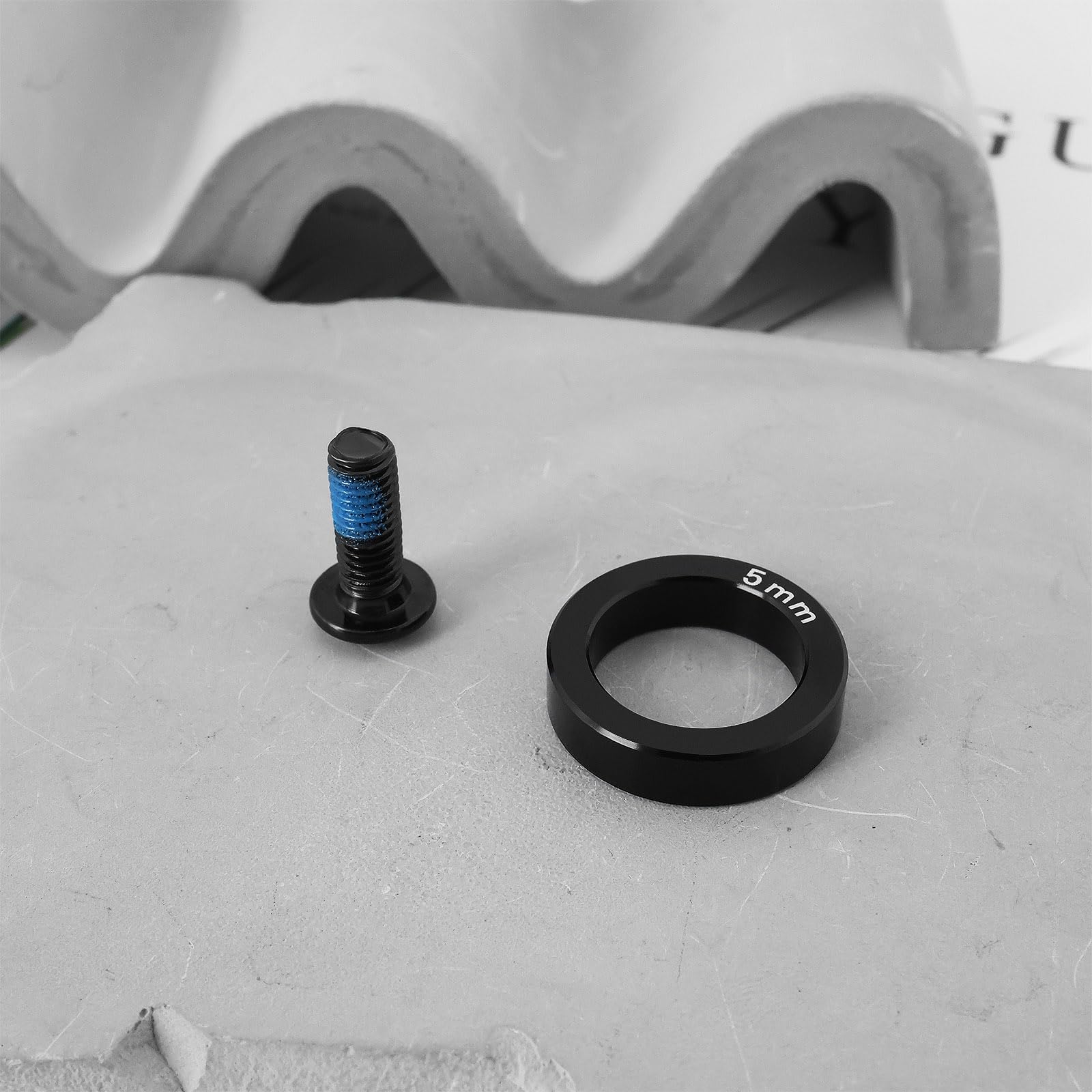 1 zestaw adapterów do piasty rowerowej z hamulcem tarczowym 100-110x15mm 5 mm adaptacja kompatybilna z Konwersja koncentratora (przód)