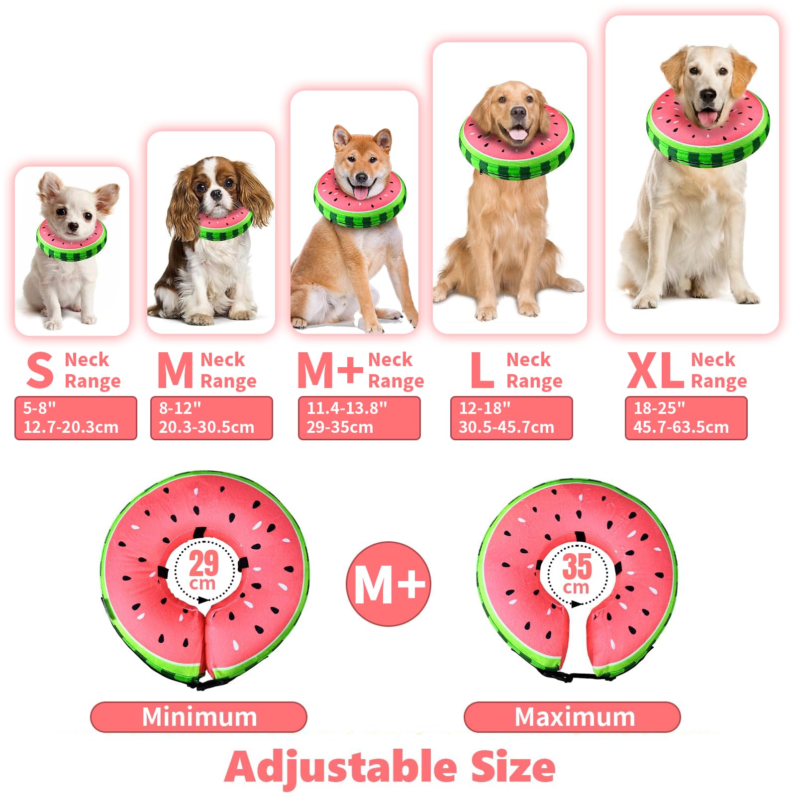 FWLWTWSS Inflatable Collar for Dogs and Cats, Soft, Comfy, Protective Recovery Collar - Image 2