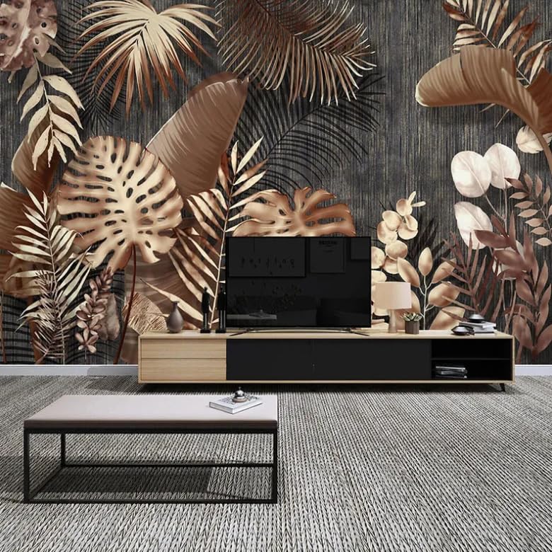 Papier peint photo 3D plantes tropicales décoration murale salon 250x175