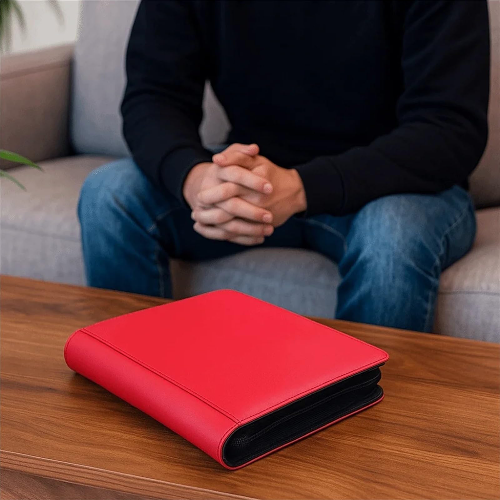 Carpeta de carga superior PU Tarjetas