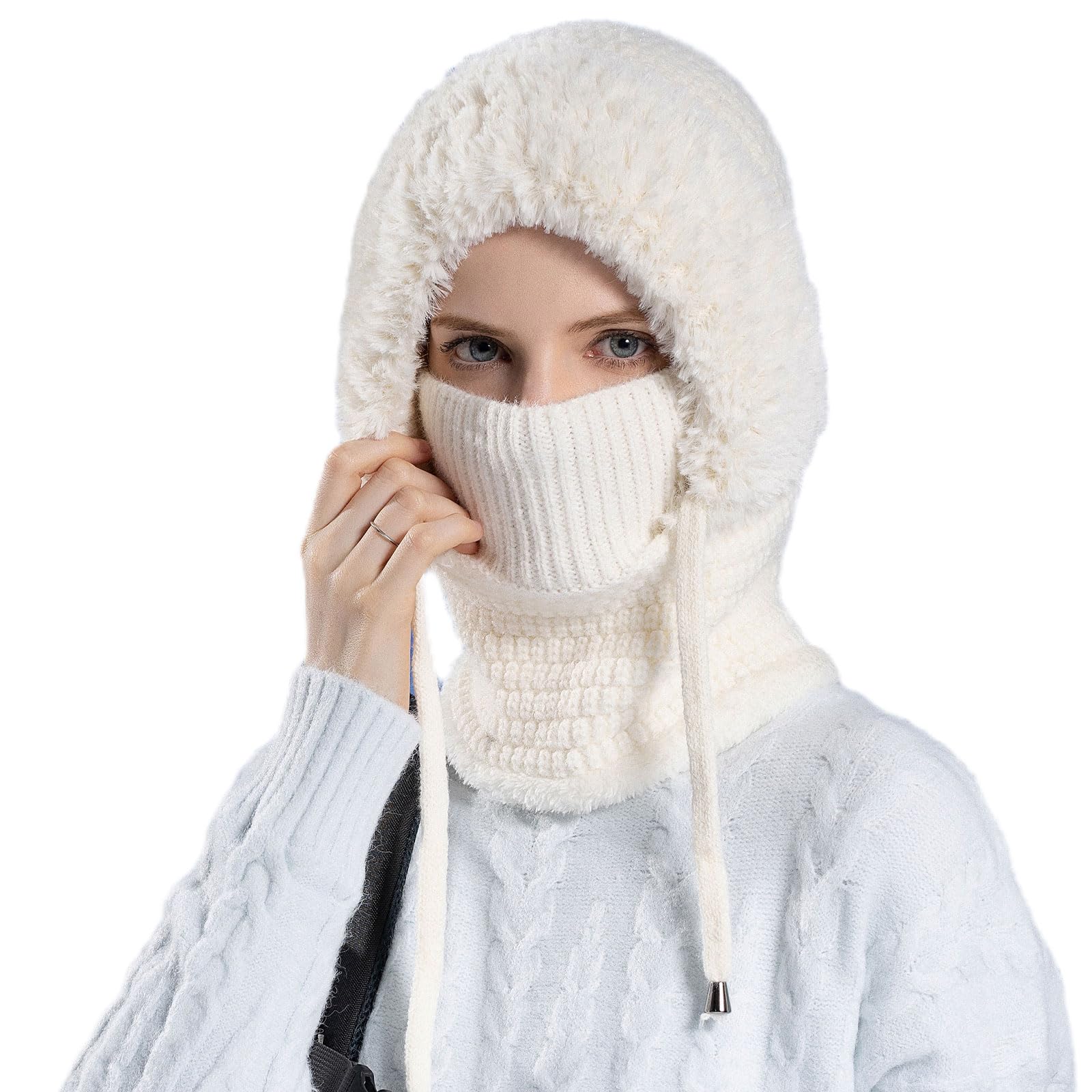 HAIMEIKANG Ski Mask Balaclava for Men and Women - Windproof Face Mask Winter Warm Neck Cover for Extreme