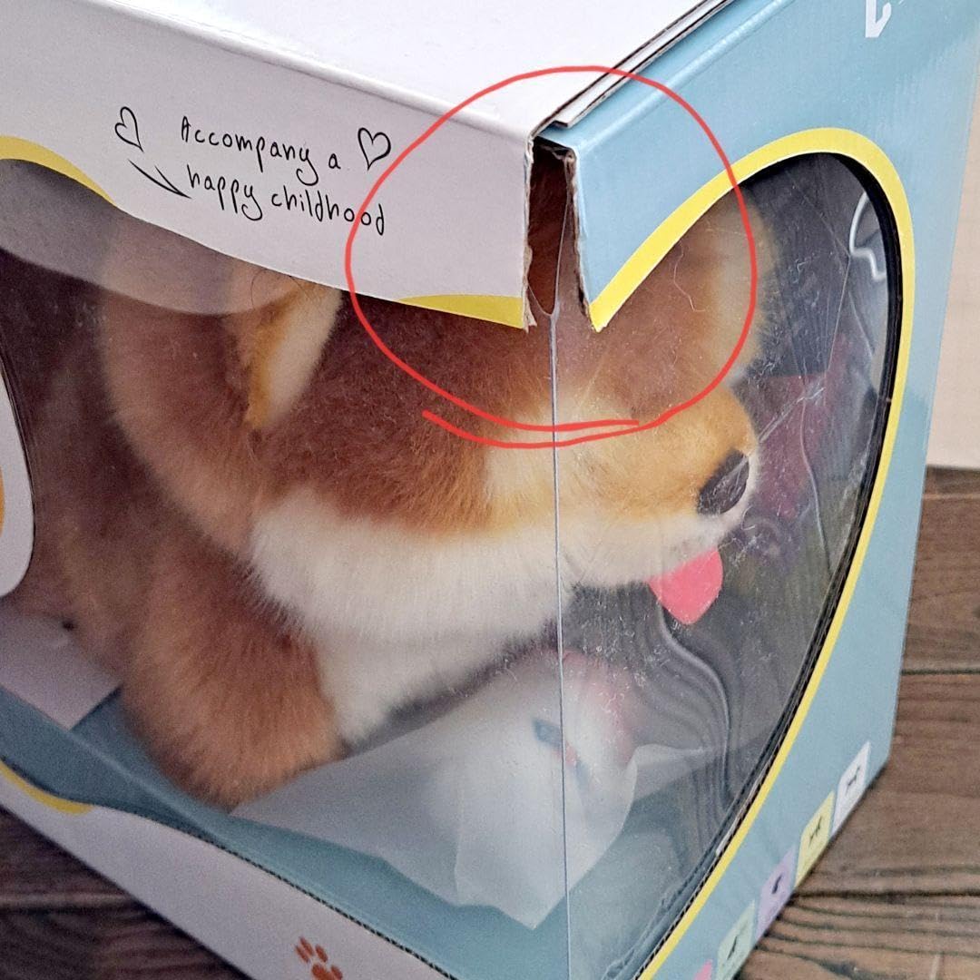 Amazon.co.jp: 秋田犬 電子 ウォーキング ぬいぐるみ 子犬 吠える 誕生 