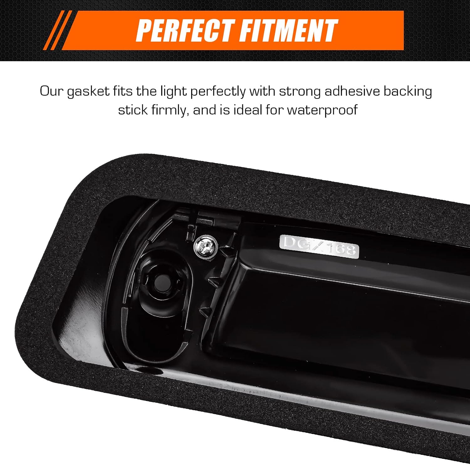 3rd Third Brake Light Seal Gasket for Dodge Ram 1500 2500 3500 2009-2018, Waterproof Foam Lamp Assembly 1 Pcs