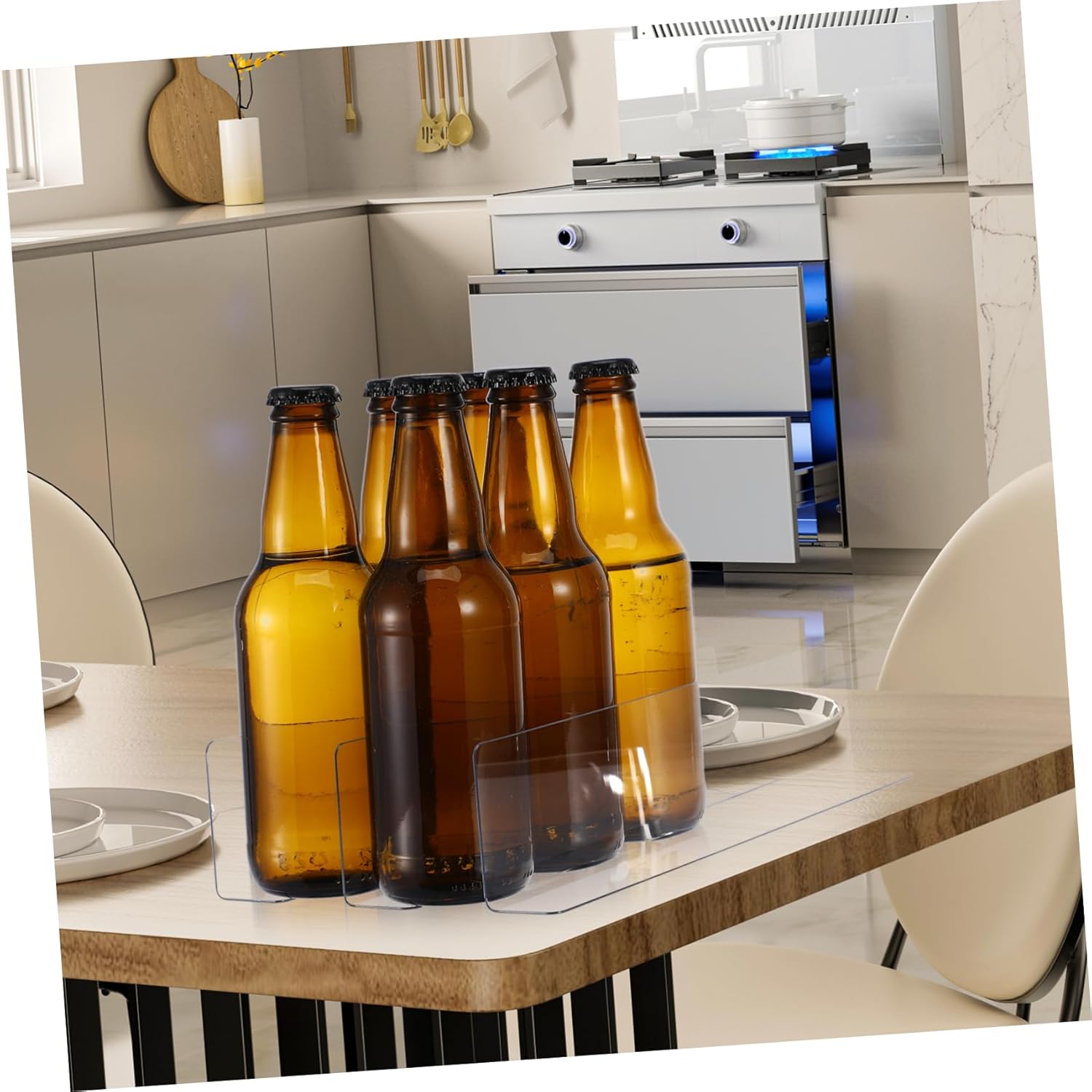 30pcs Shaped Shelf Dividers for Supermarket Organization Sorting Blockers to Keep Goods Neat and Tidy for Cabinets Closets and Grocery Displays