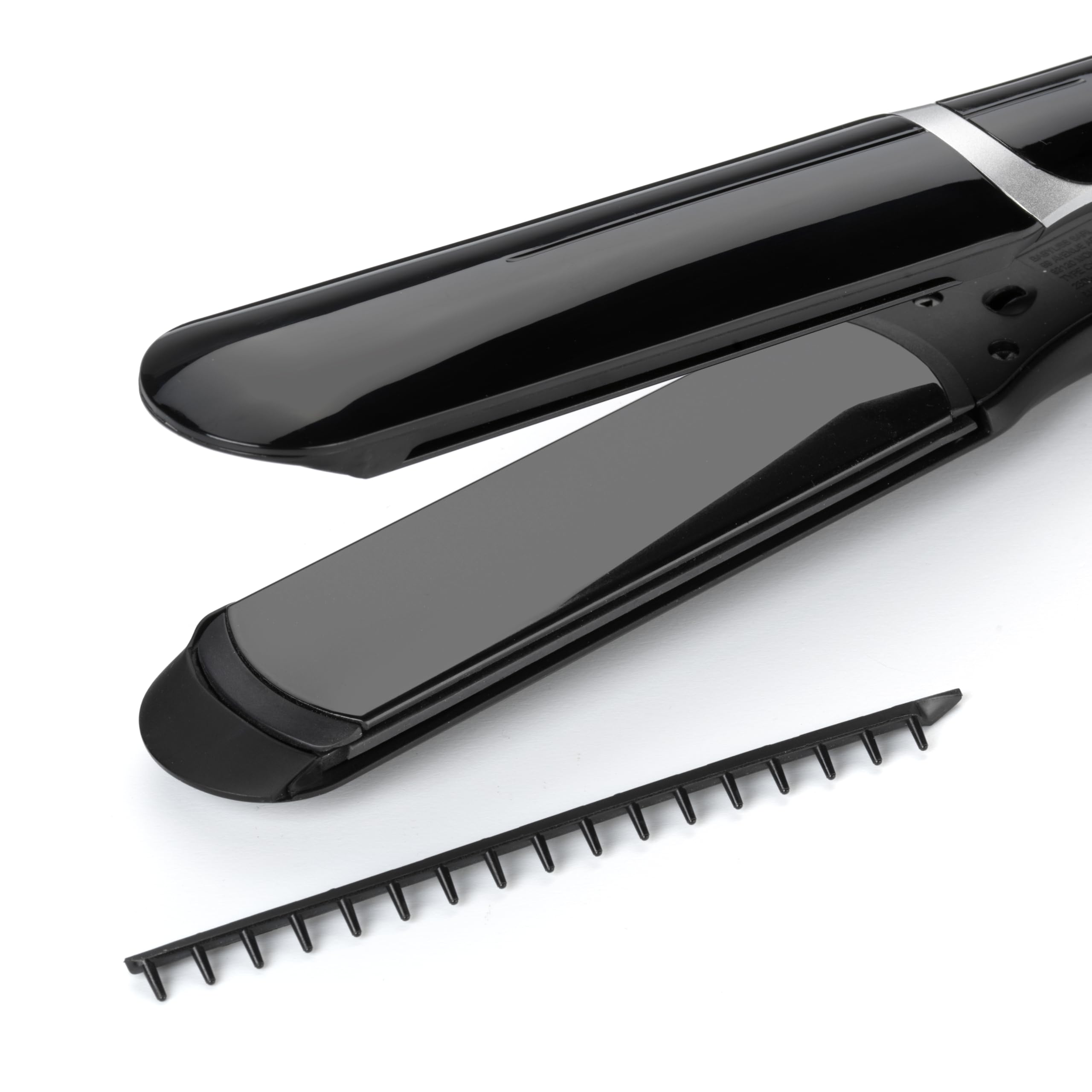 Prostownica BaByliss Smooth Pro Wide - ceramiczne płytki do gładkiej stylizacji o szerokości 35 mm do długich/grubych włosów, szybkie nagrzewanie, 5 ustawień temperatury do 235°C, ST397E