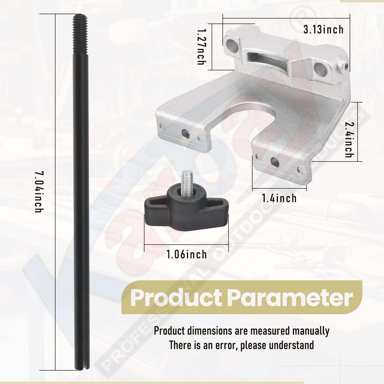 204358001 Edge Guide Assembly Compatible with Ryobi P601 and