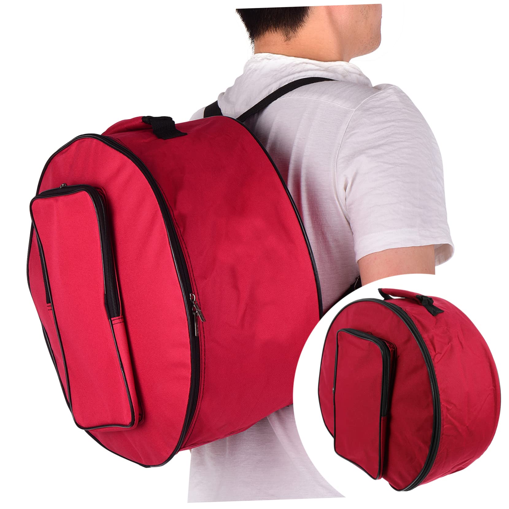 Sosoport Padded Snare Drum Bag Snare Case with Portable Strap Durable and Drum Gig Bag for Outdoor Performances and Travel