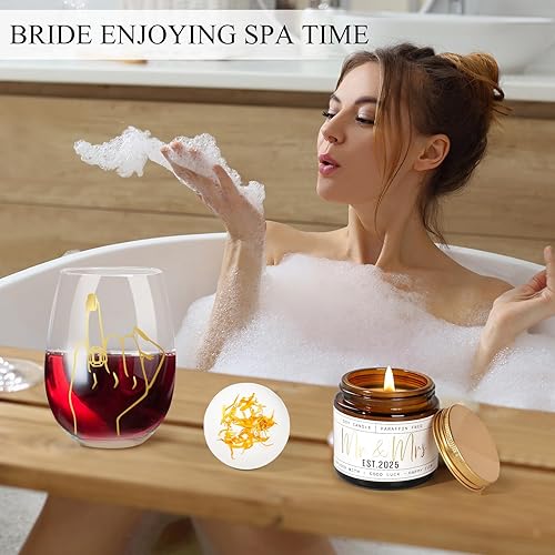 Miniatura 12 de Caja de regalo para novia, despedida de soltera, regalo de compromiso para ella, regalo de boda para novia, regalos de despedida de soltero, vaso