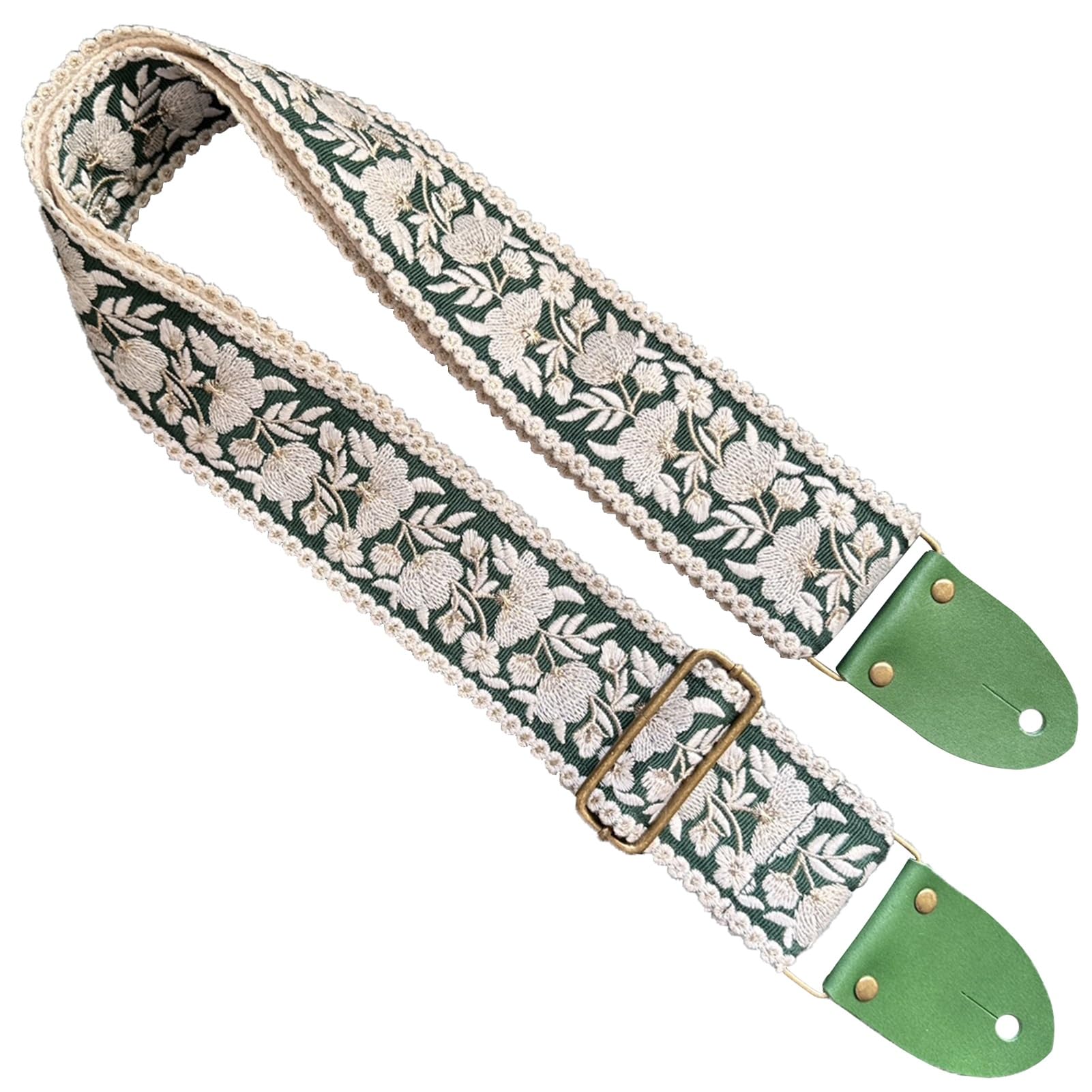 Correa De Guitarra Correas de Guitarra Bordadas en Jacquard de 2,3" a Mano para Bajos, Guitarras eléctricas y acústicas