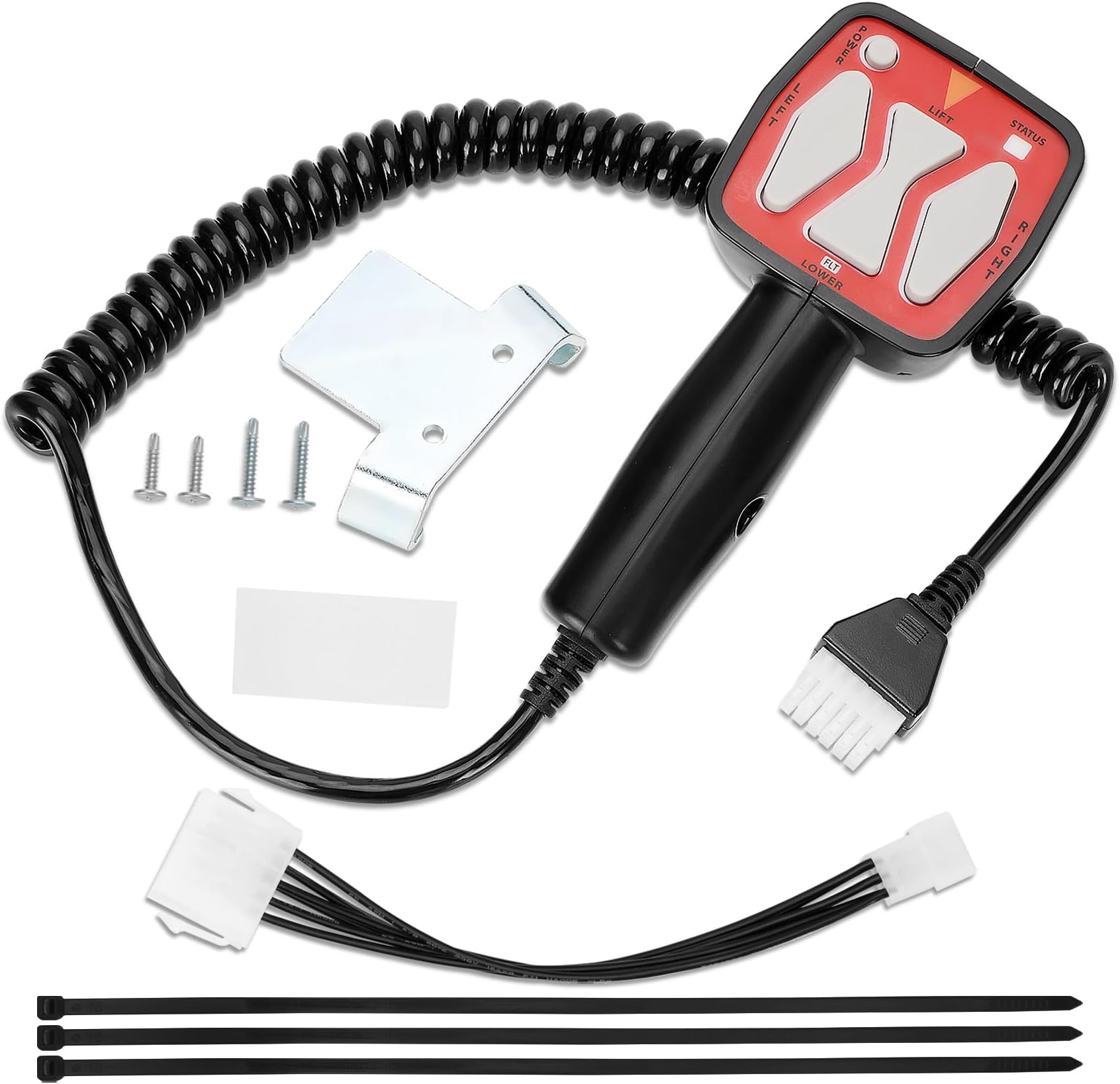 Snowplow Handheld Controller Compatible with Western 56462 Plow Controller，6 Pin Western Plow Controller Compatible with SAM 1306902，Handheld Snowplow Controller Replacement for Fisher 9400