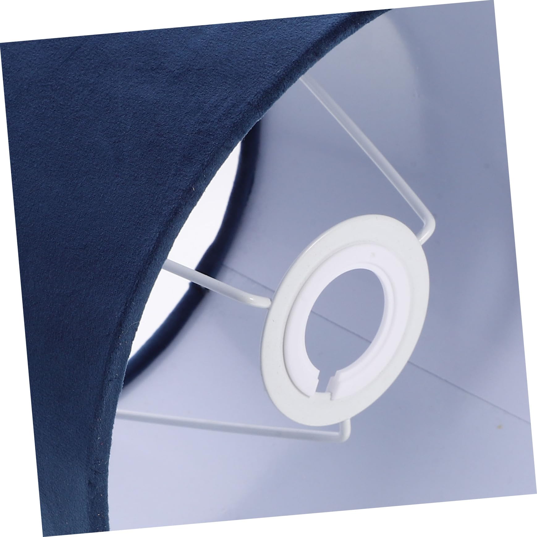 Lampenschirm Stoff Tischlampenschirm Ersatz Lampenschirmabdeckung Für E27 Schreibtischlampe Blau Mit 4,2cm Öffnung Wohnraumnachtlicht