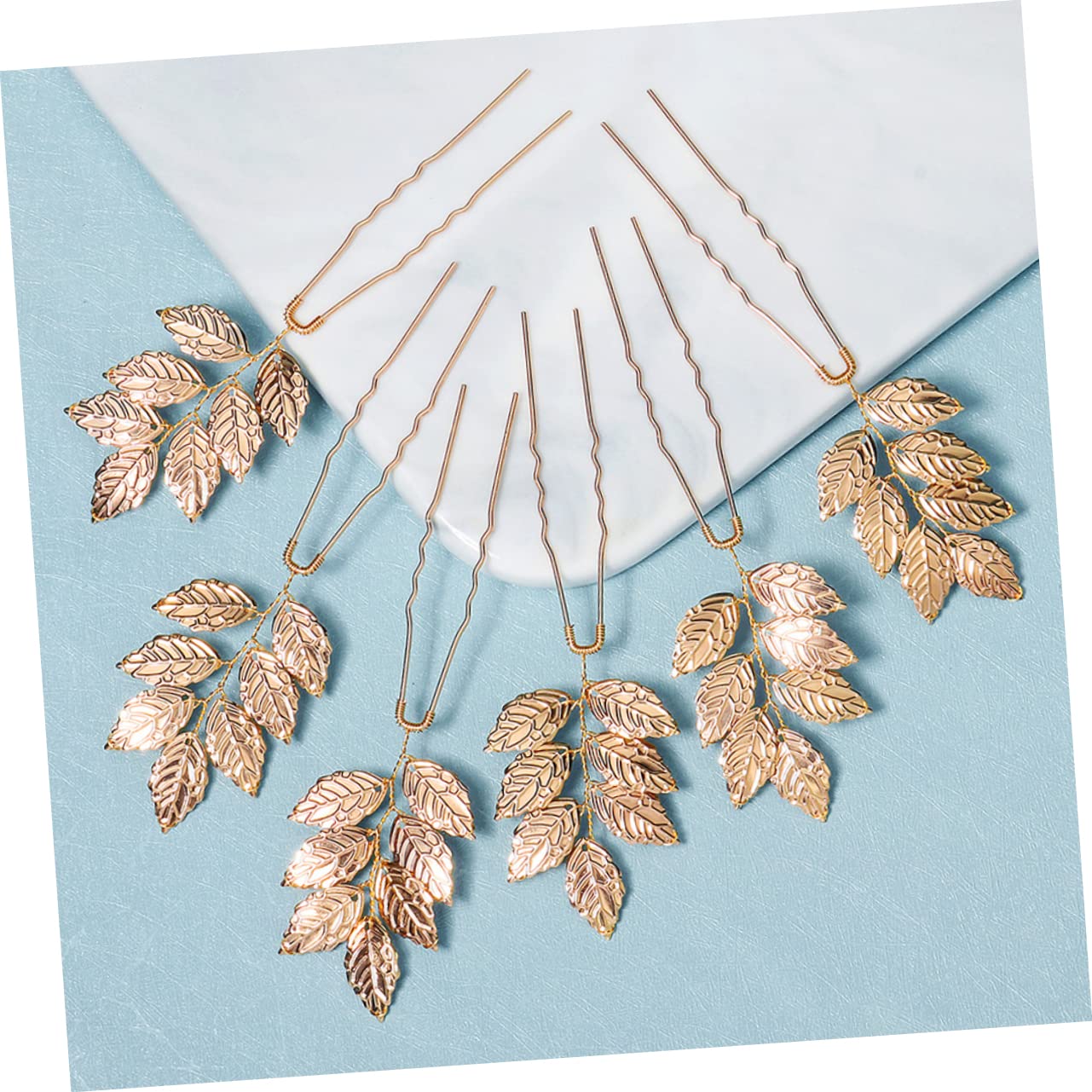 FRCOLOR 5 Sets Dekorative Haarnadel Braut Hochzeit Haarschmuck Haarkamm Für Die Braut Gold Haarnadel Für Frauen 6 Stück * 5
