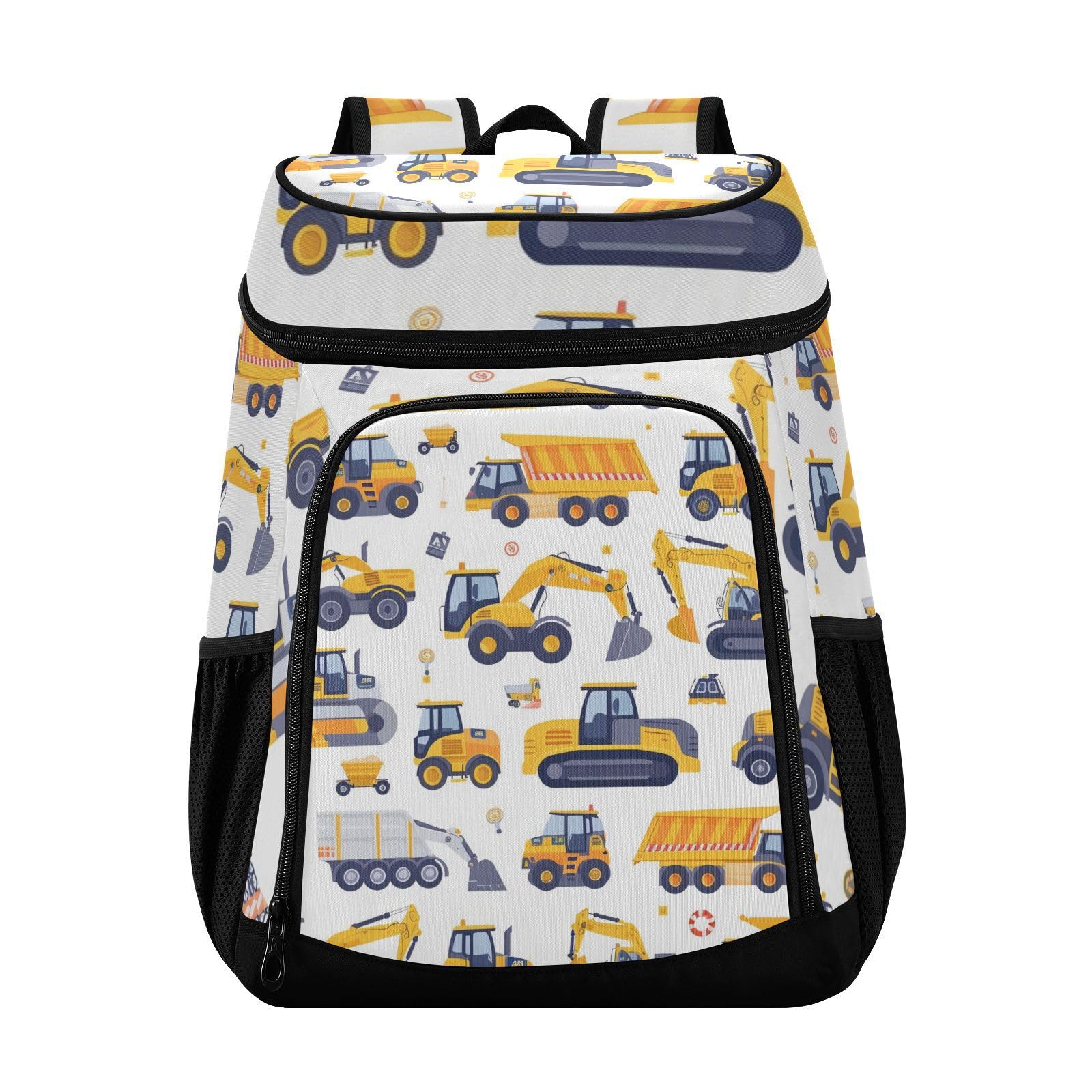 Construction Truck Car Cooler Backpack Cooler Insulated Leak Proof Lunch Backpack 36 Cans Waterproof Soft for Men Women Picnic Hiking Camping Beach