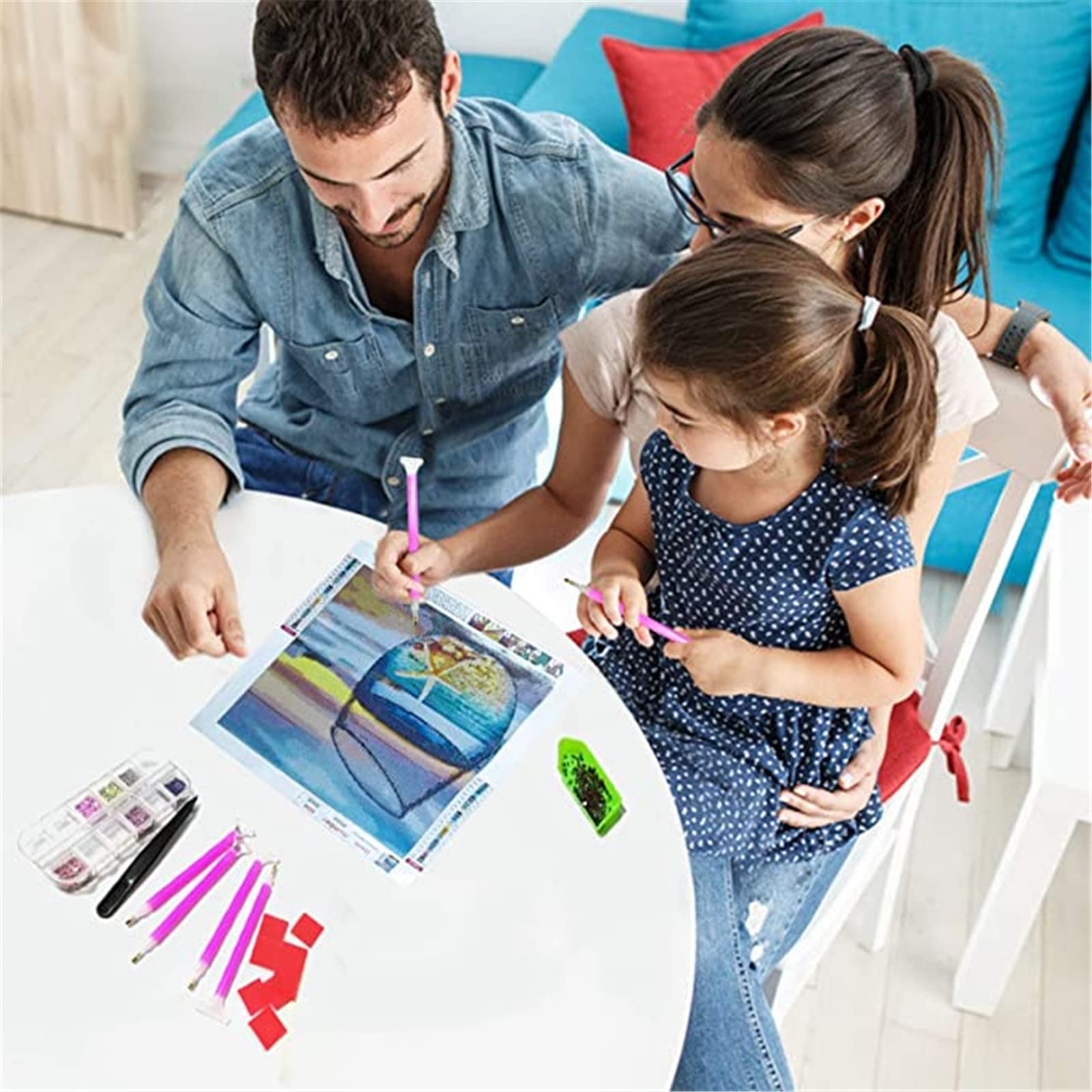 5D Diamond Painting Arbre, 5D Broderie Diamant Kit Complet, Cerf Peinture Diamant Loisirs Créatifs Adulte Craft, Strass Point De Croix Kit Diamond Painting, Décoration Chambre Salon 40x120cm ZF-3677