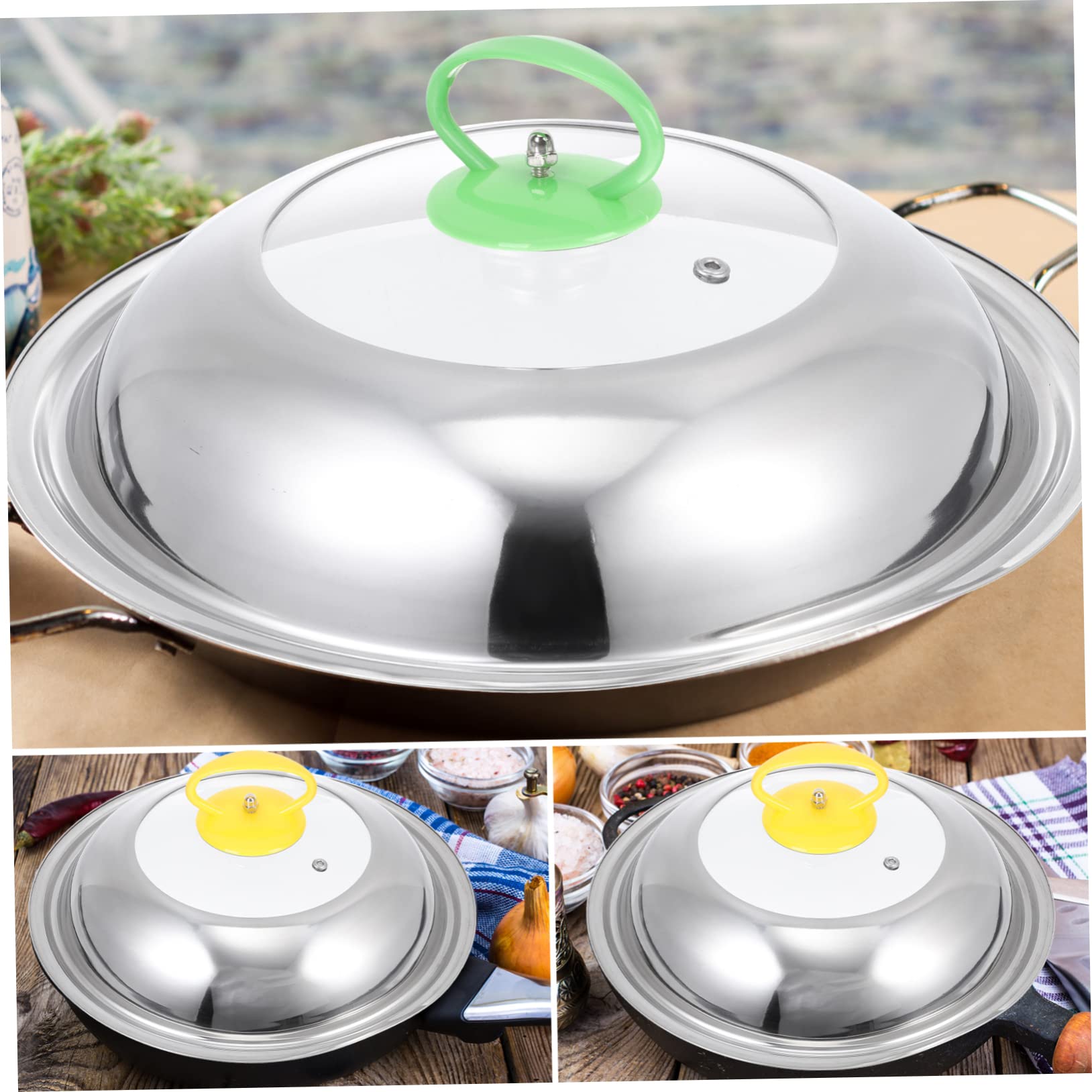 Mikinona 12pcs Pot Lid Knobs Replaceable Anti-scald Handles for Pan Covers Heat Resistant Easy Installation