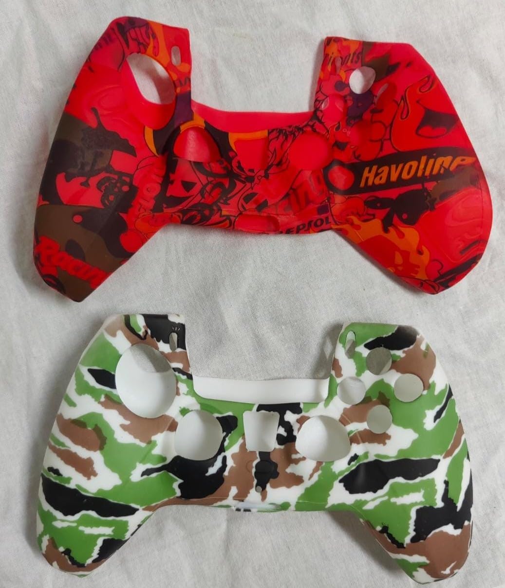 See full amazon price history chart for PSS 2 Pack PS5 Controller Silicone Cover Case Protective Non-Slip Skin Anti-Slip Soft Silicone Rubber Accessories Set Compatible for Playstation 5 Duelsense Controller Red Camo/Blue Camo PSS 2 Pack PS5 Controller Silicone Cover Case Protective Non-Slip Skin Anti-Slip Soft Silicone Rubber Accessories Set Compatible for Playstation 5 Duelsense Controller Red Camo/Blue Camo (B0C8GD8326) Amazon Price History, Amazon Price Tracker