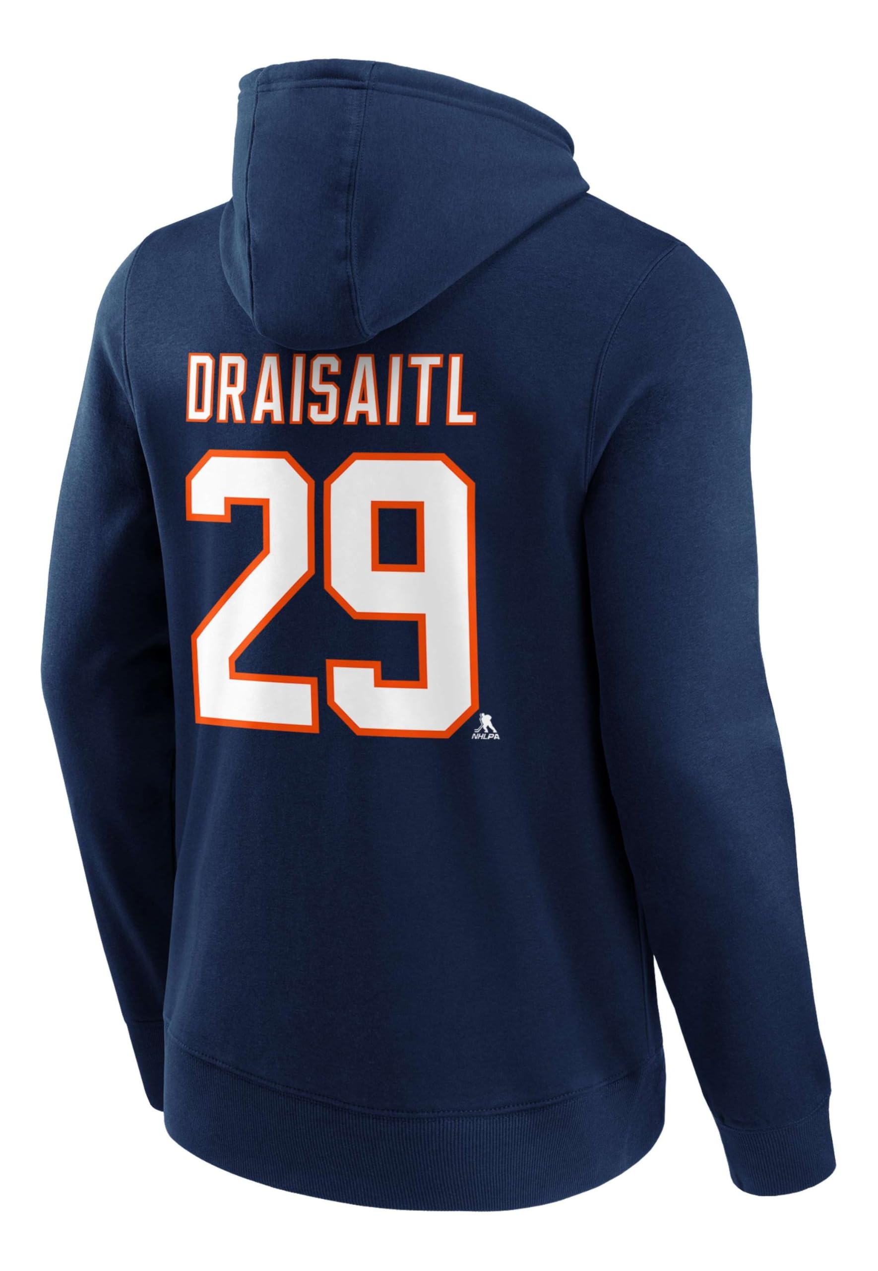 Fanatics Leon Draisaitl #29 Edmonton Oilers Iconic Player NHL Hoodie Navy