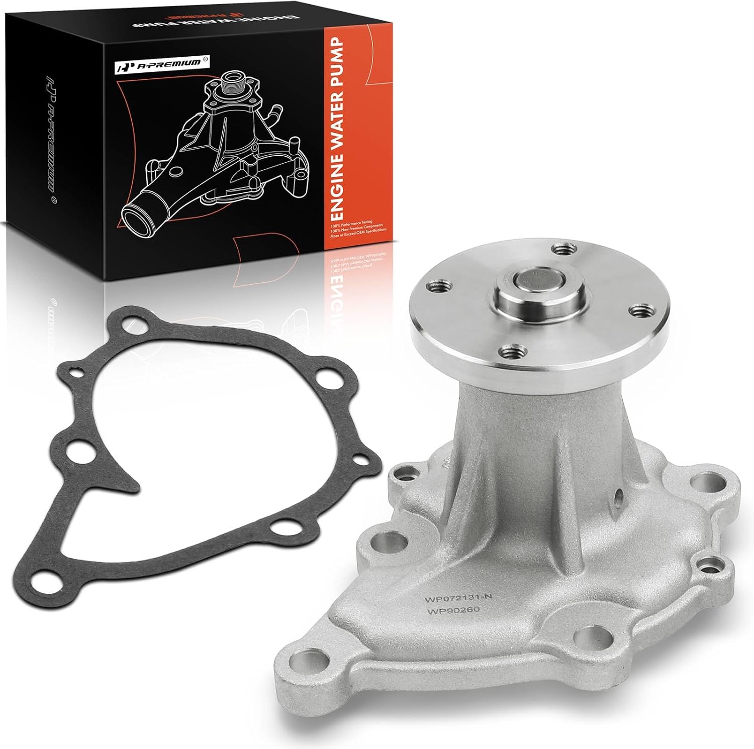 A-Premium Engine Water Pump with Gasket Compatible with Nissan 1200 1971-1973 210 1979-1982 B210 1975-1978 L4 1.2L 1.4L 1.5L Petrol