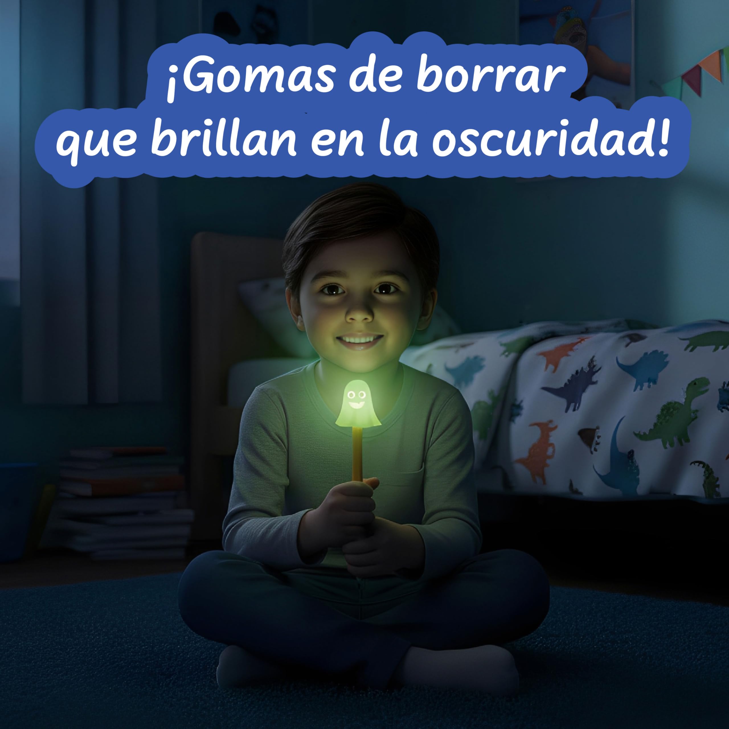 Science4you Crea tus Gomas Kit STEM Juguetes Niños 6+ – Figuras Animales, Gomas que Brillan, Set Manualidades, Material Escolar, Regalo Cumpleaños Niños Niñas 5 6 7+