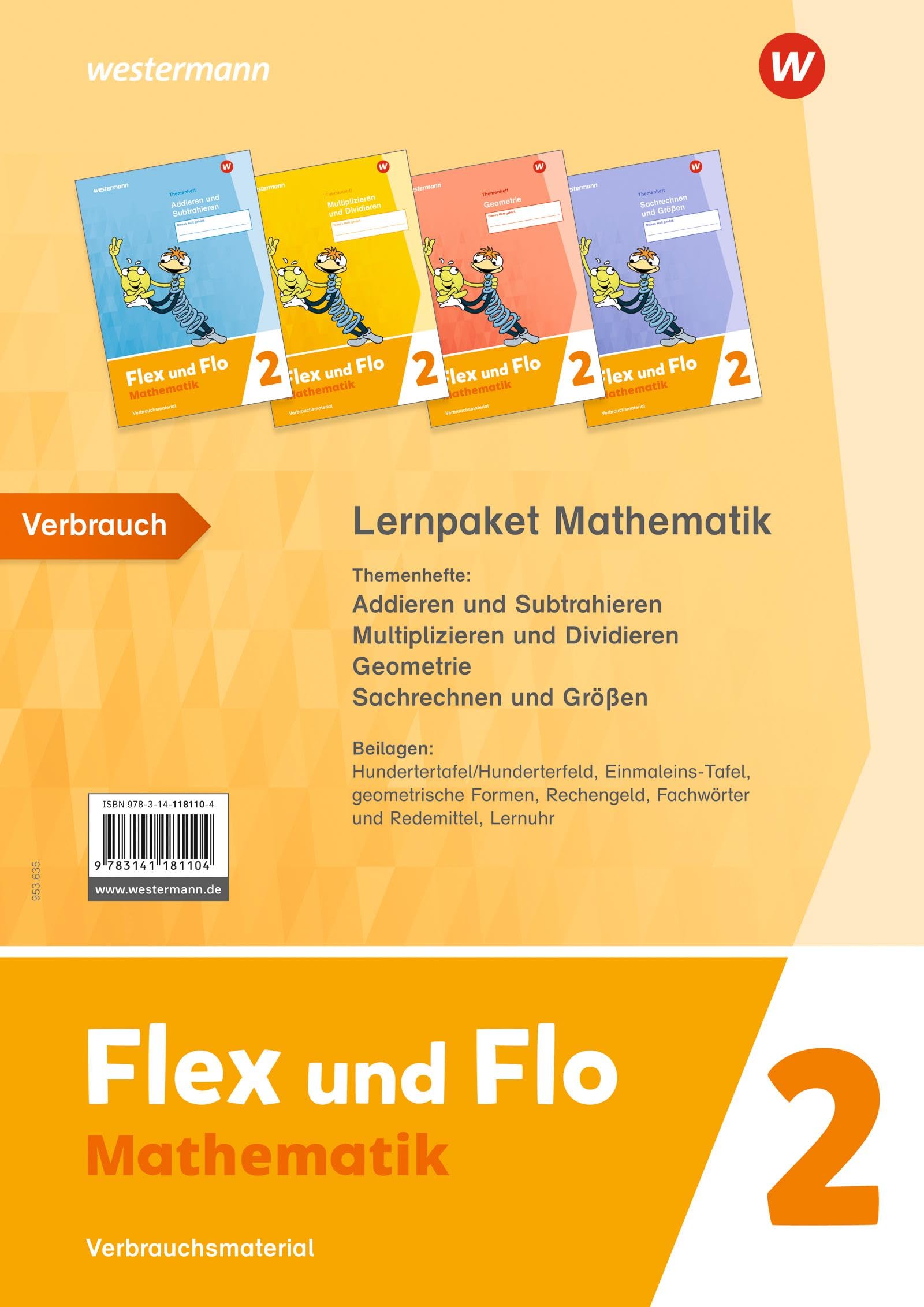 Flex und Flo 2. Paket Mathematik: Verbrauchsmaterial: Ausgabe 2021