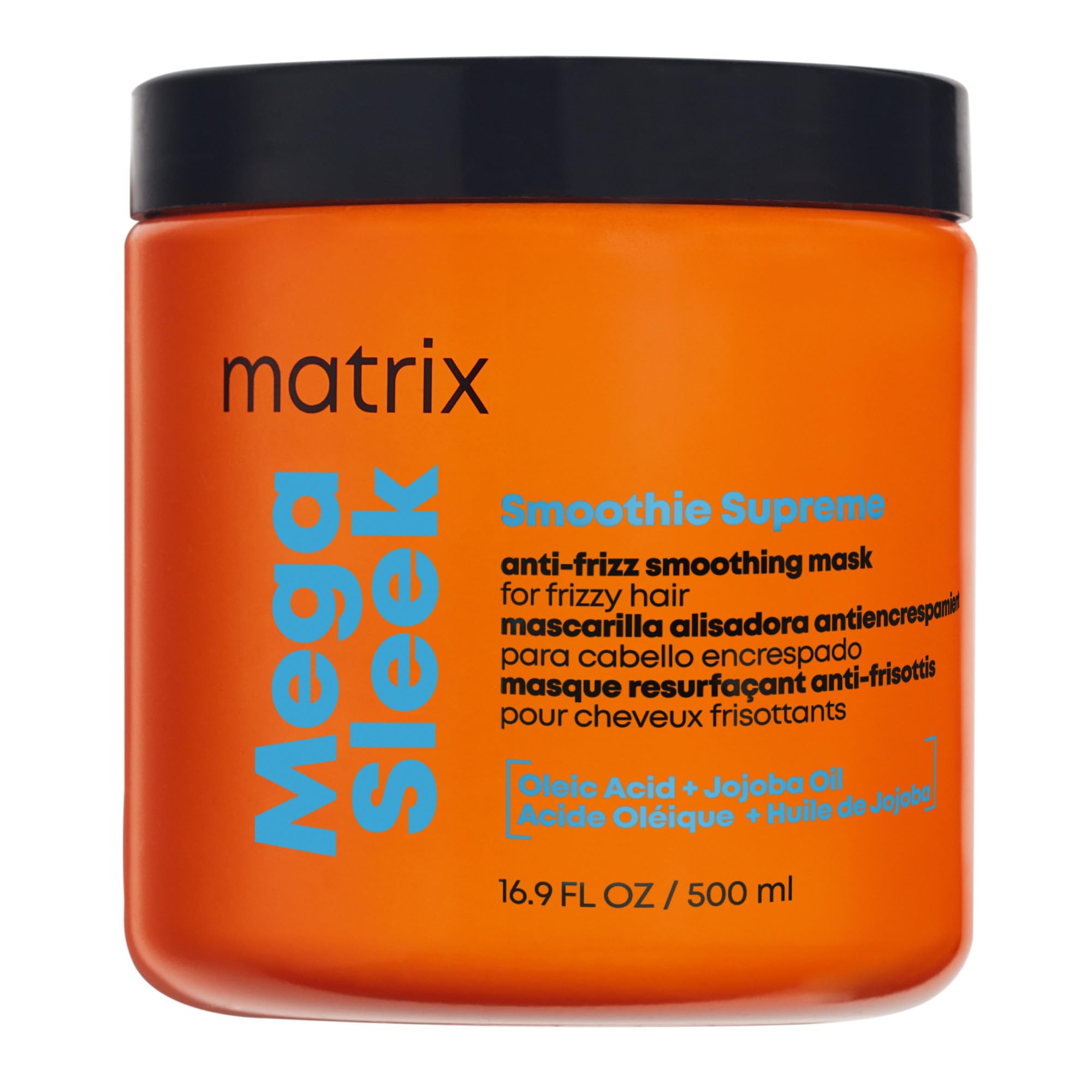 MATRIX Mega Sleek Supreme Mask – For Frizzy Hair, 16.9 Fl Oz
