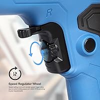 Vista 6 de Taladro de martillo, kit de martillo con cable de 4.5 A, 1/2 con cable, taladro de impacto de velocidad variable de 0-3000 rpm, juego de 105 brocas