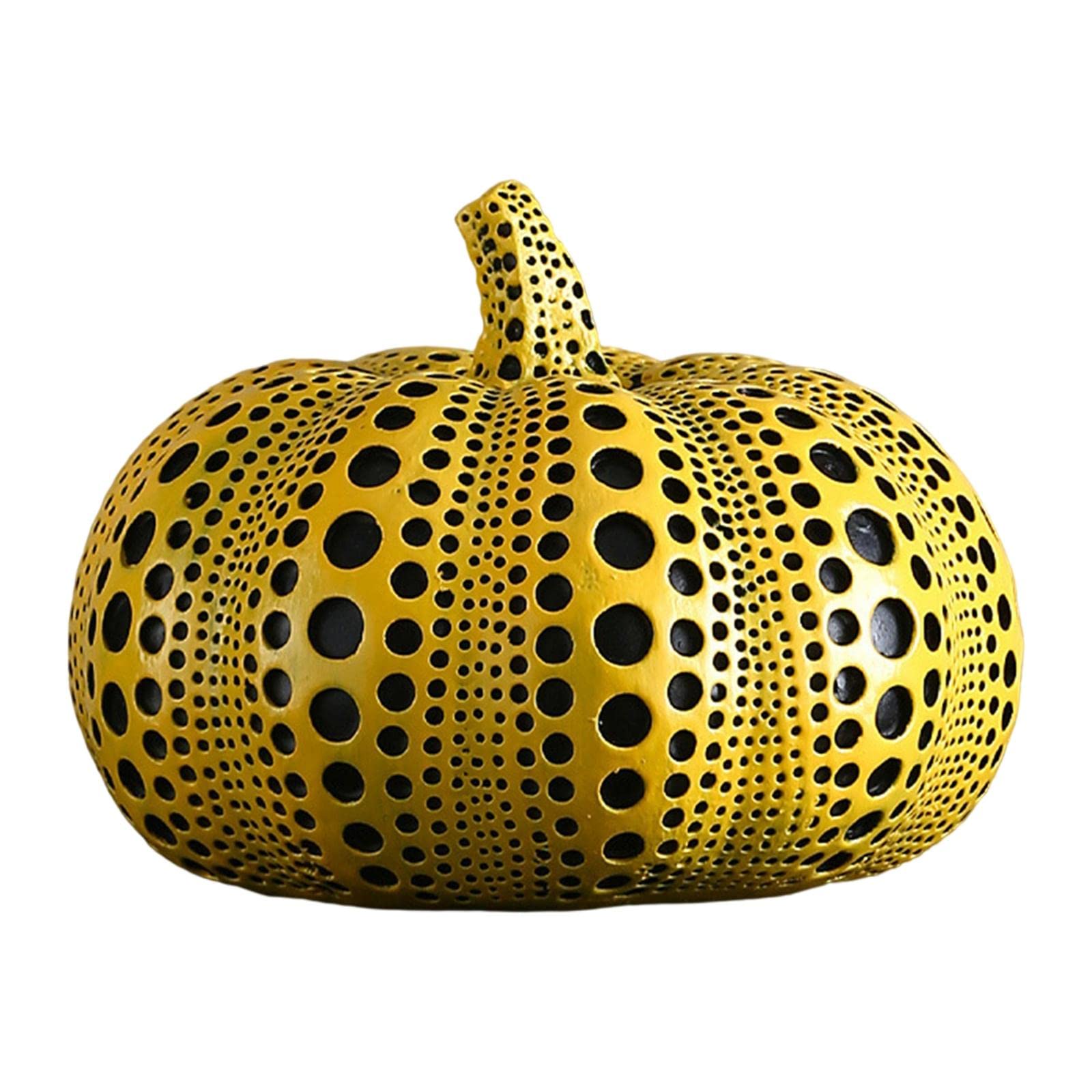 Ououlajy Pumpkin Yayoi Kusama Fruit Sculpture Home Decor Resin Crafts Abstraction