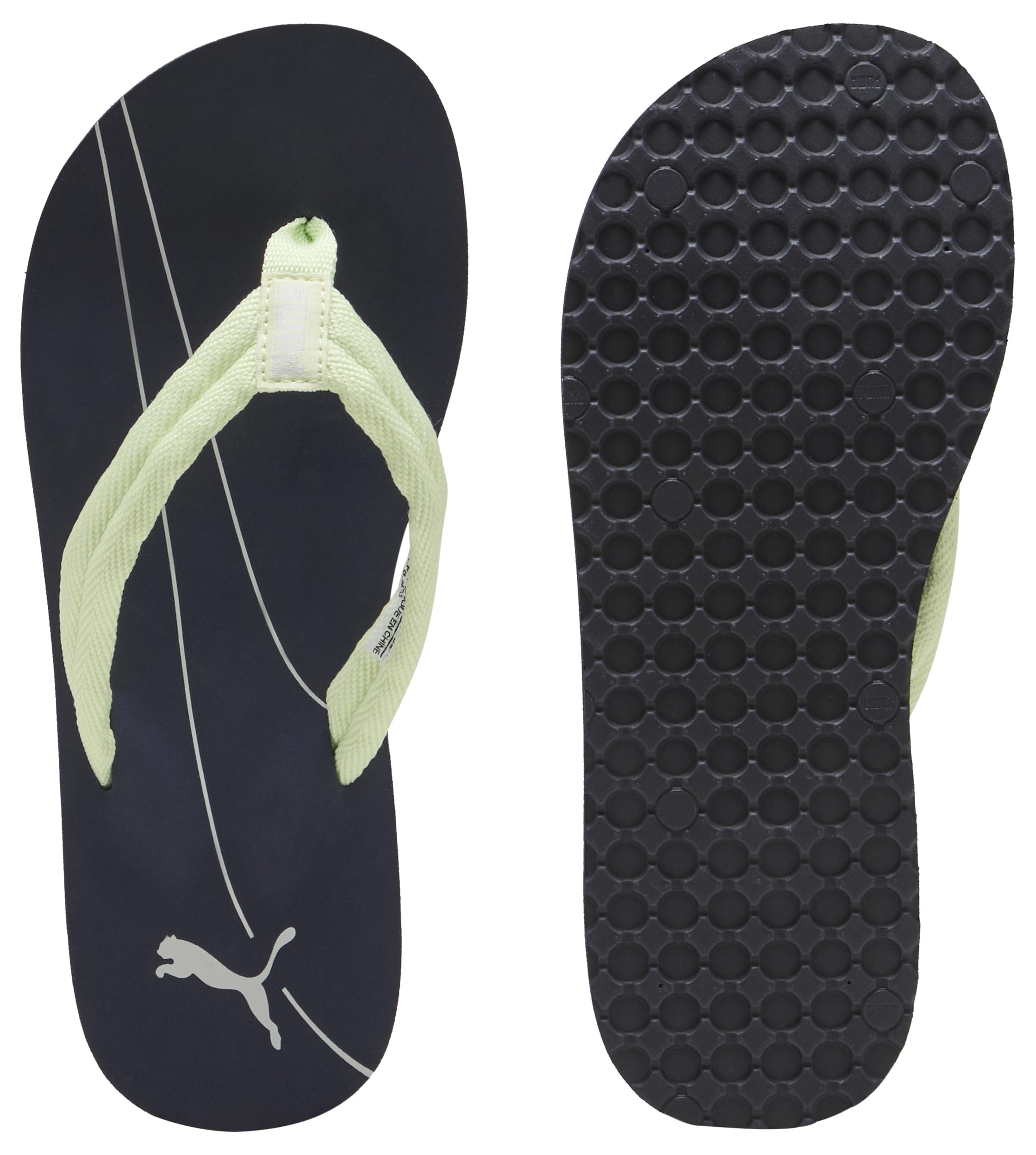 PUMA Epic FLIP V3 JR Flop, Apple Spritz-Silver Mist-New Navy, 6 UK, Apple Spritz Silver Mist New Navy, 39 EU