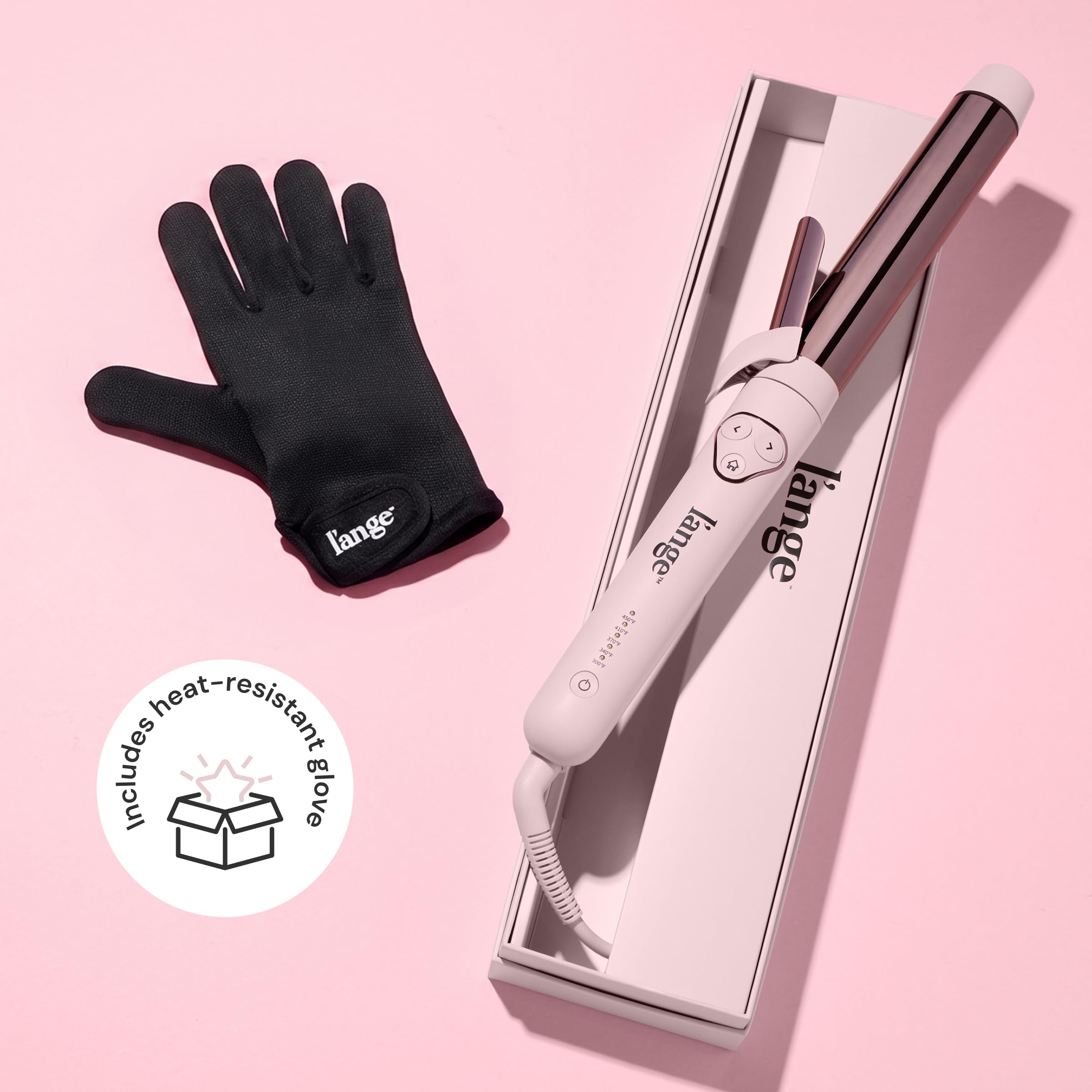 Lange Le Pirouette 32mm Titanium Rotating Curling Iron in Blush L main image 3