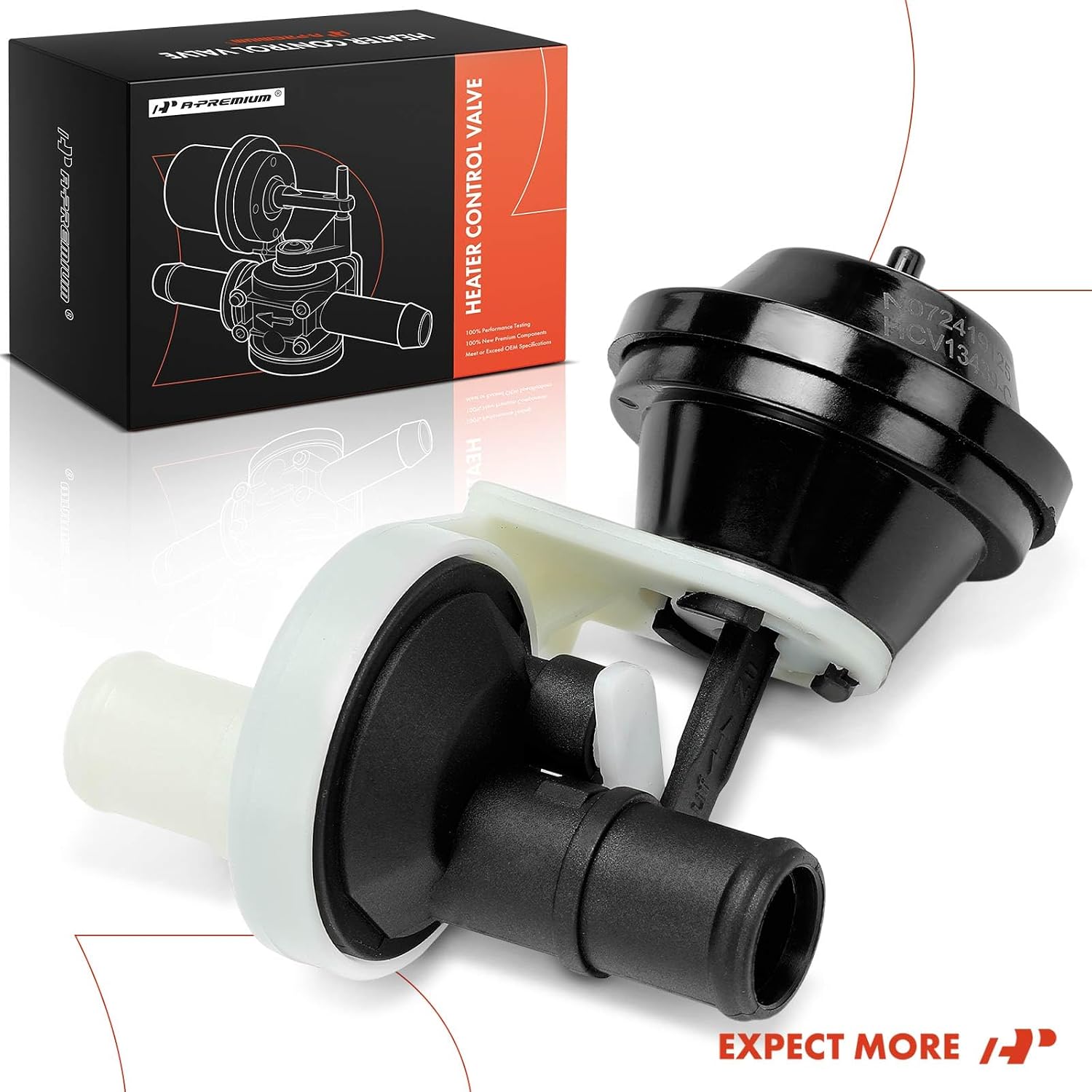 A-Premium Heater Control Valve Compatible with Porsche, Volkswagen, Mercedes-Benz & Audi Models - 911 1998-2012, Boxster, Cayman, 928, 944, 968, Fox, 190D, 190E 200, 100, 5000, 100 200 5000 Quattro