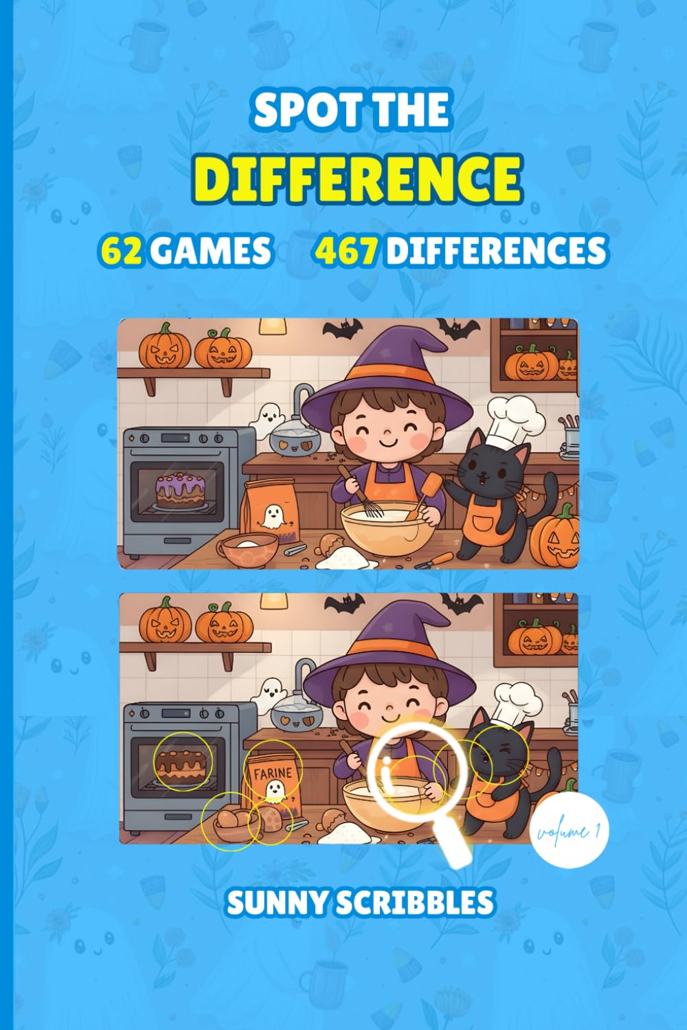 SPOT THE DIFFERENCE: The Spot the Difference Book: 62 full-color games for adults and children ages 6 and up, for hours of fun