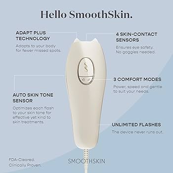 Amazon.com: SmoothSkin Pure Adapt Champagne IPL Hair Removal