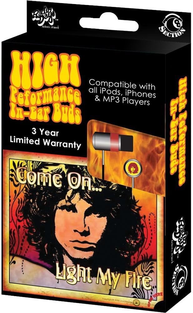 Jim Morrison In Ear Buds Window Box