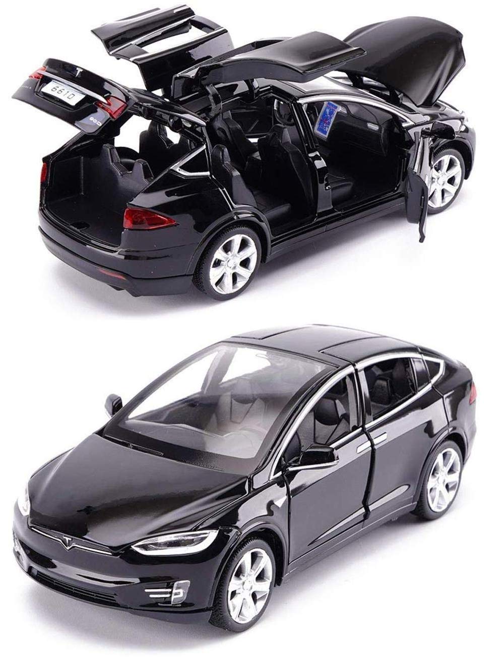 Magicwand® Die-Cast Zinc Alloy 1:32 Scale Teslla Model X90 with 6 Openable Doors,Music,Lights & Pull Back Action【Pack of 1】【Colors as Per Stock】 (B085TM4PVP) Amazon Price History, Amazon Price Tracker