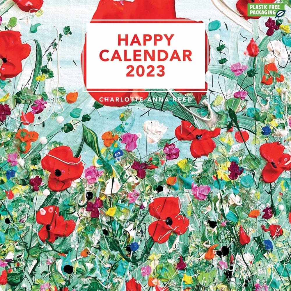 Happy Square Wall Calendar 2023