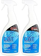 Cat Deterrent Spray 2 L - Cat Repellent Spray Deters Animals from Digging & Damaging Your Home - Stops Cats from Fouling | Cat Repellent Spray for Garden | Does Not Harm Animals